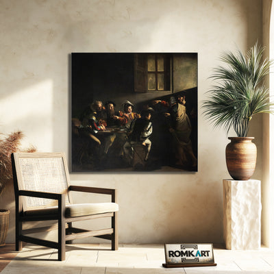 Caravaggio The Calling Of Saint Matthew – Reproduction