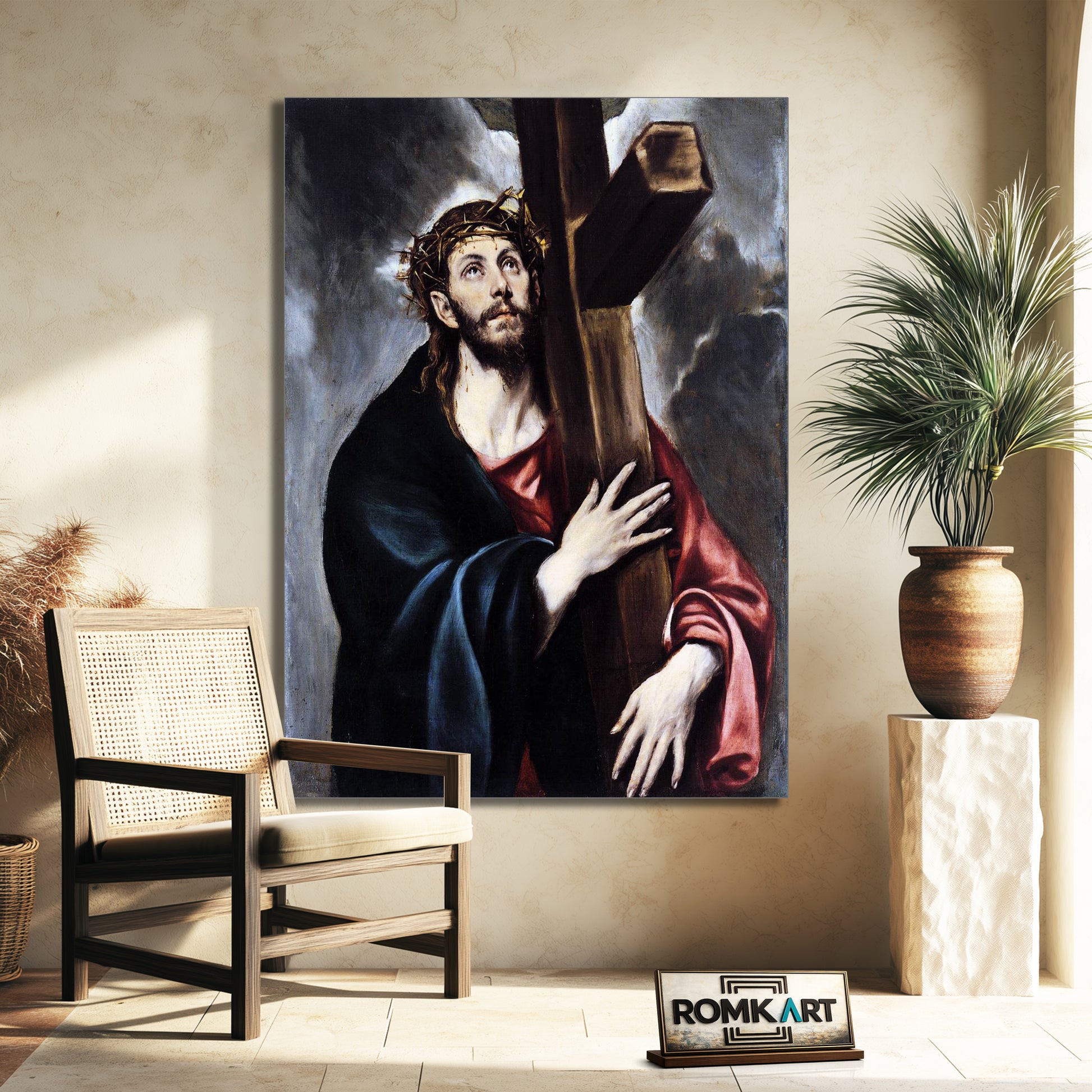 El Greco Christ Carrying The Cross 1580 – Reproduction