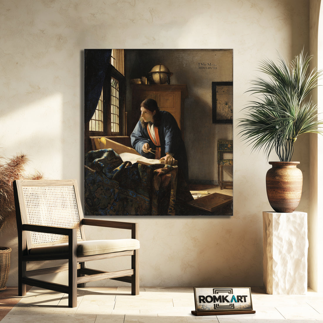 Johannes Vermeer The Geographer 1668-1669 – Reproduction