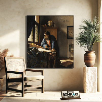 Johannes Vermeer The Geographer 1668-1669 – Reproduction