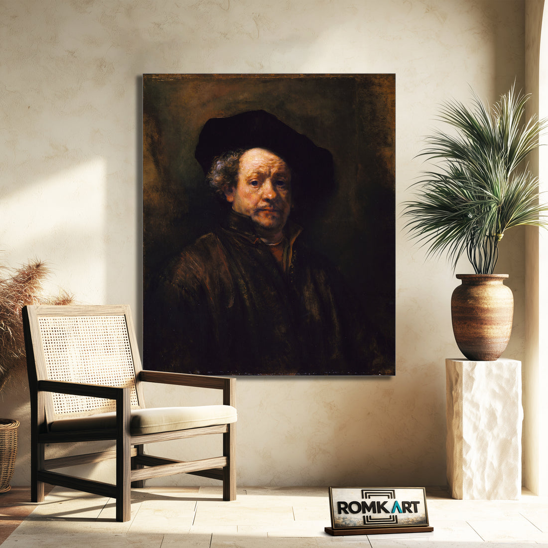 Rembrandt Self Portrait 1660 – Reproduction