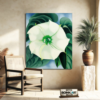 Georgia O'Keeffe Jimson Weed White Flower No 1 1932 – Reproduction