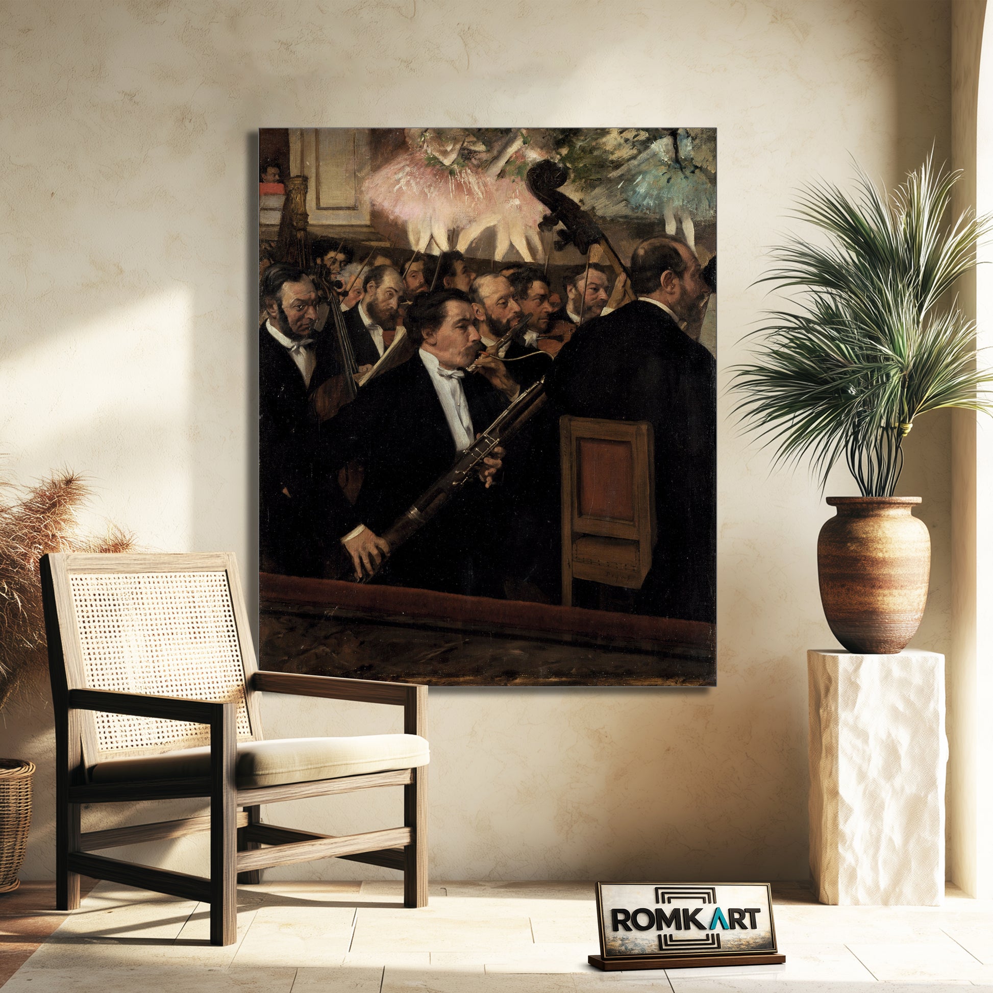 Edgar Degas The Orchestra At The Opera 1870 – Reproduction