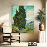 Vincent Van Gogh Cypresses 1889 – Reproduction