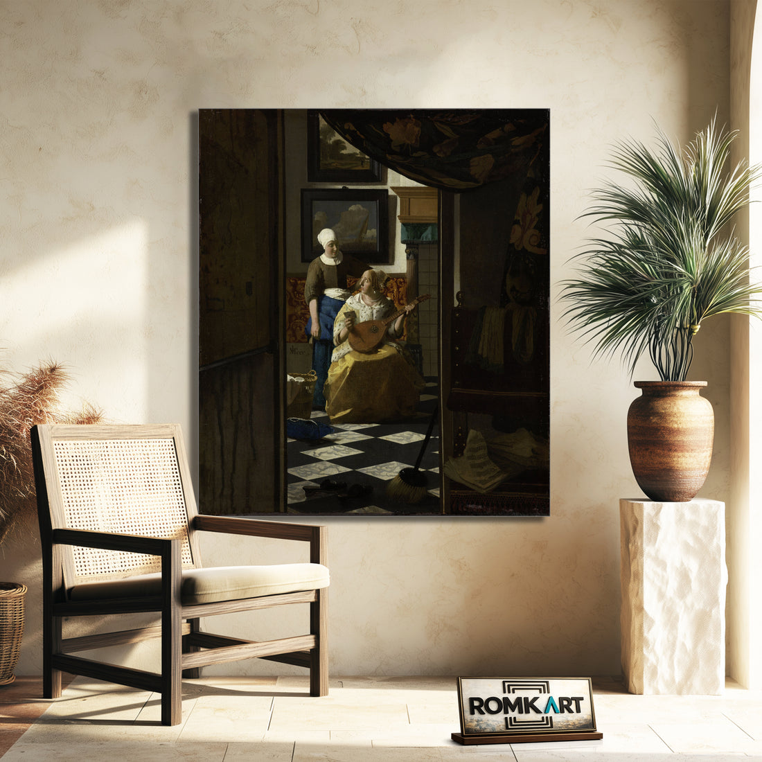 Johannes Vermeer The Love Letter 1669 – Reproduction
