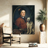 William Hogarth The Painter And His Pug 1745 – Reproduction