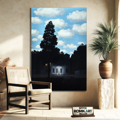 Rene Magritte The Empire of Light (1954) – Reproduction