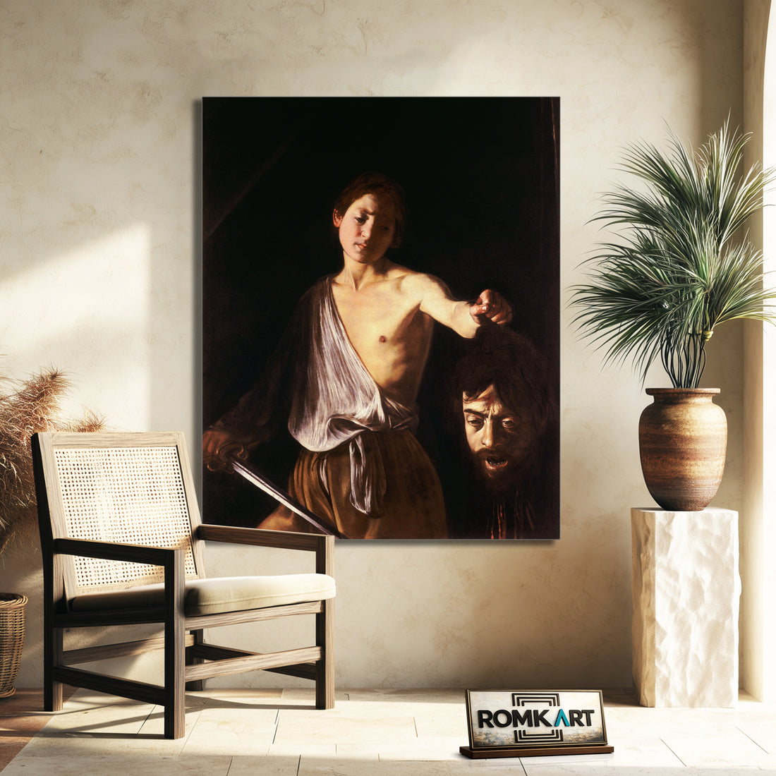 Caravaggio David With The Head Of Goliath 1610 – Reproduction