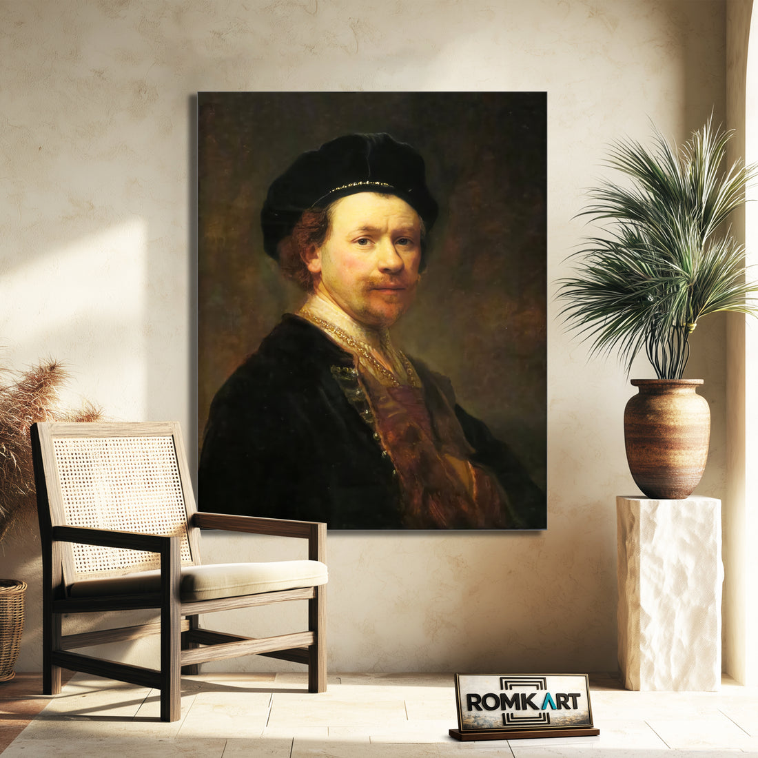 Rembrandt Self-portrait 1641 – Reproduction