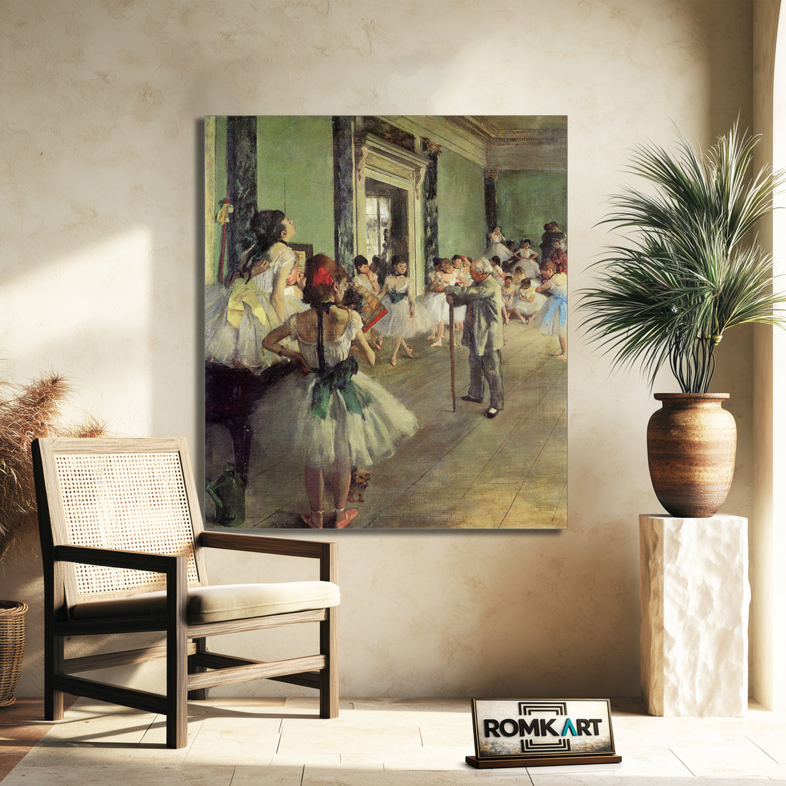 Edgar Degas The Ballet Class 1871-74 – Reproduction