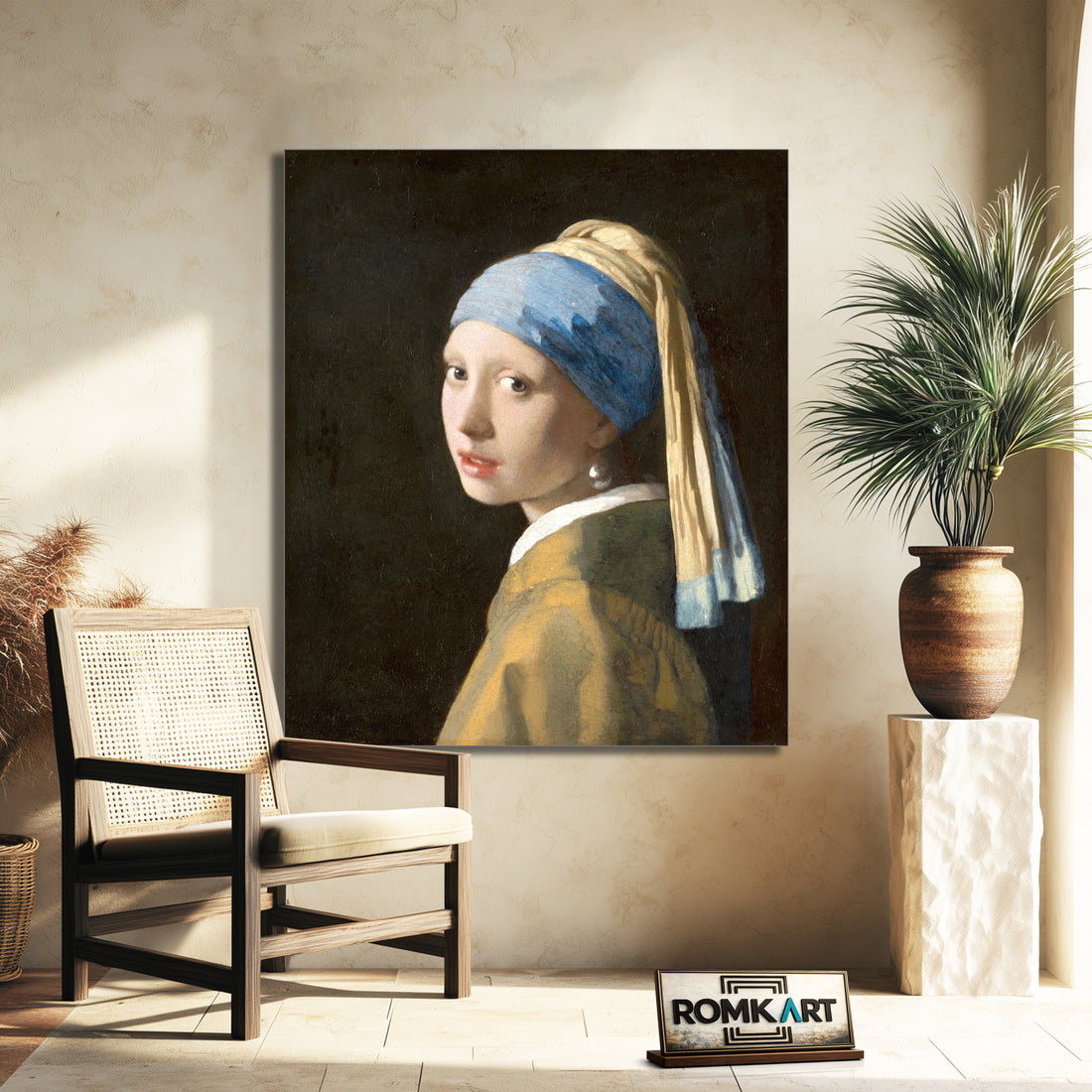 Johannes Vermeer Girl With A Pearl Earring Vermeers – Reproduction