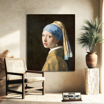 Johannes Vermeer Girl With A Pearl Earring Vermeers – Reproduction