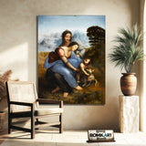 Leonardo Da Vinci The Virgin And Child With St Anne C 1510 – Reproduction