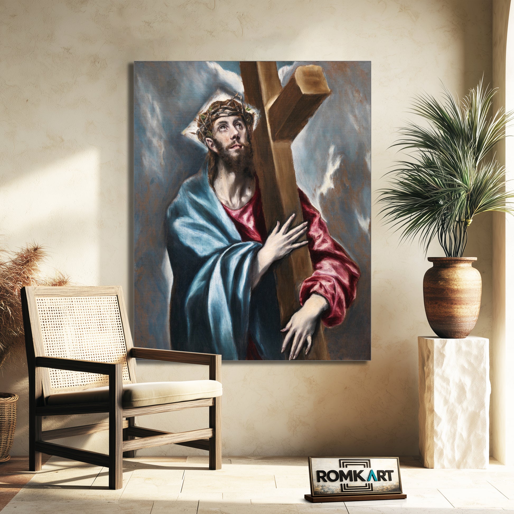 El Greco Christ Carrying The Cross 1602 – Reproduction