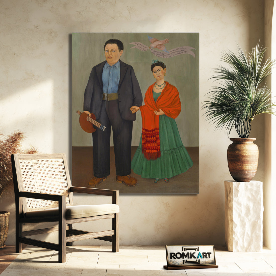 Frida Kahlo Frieda And Diego Rivera 1931 – Reproduction
