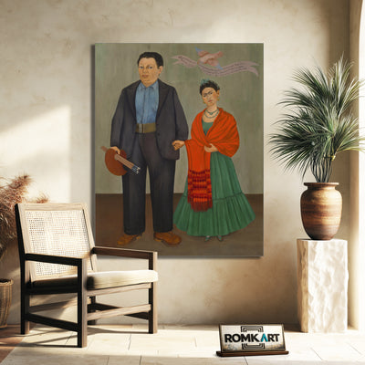 Frida Kahlo Frieda And Diego Rivera 1931 – Reproduction