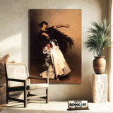 John Singer Sargent Spanish Dancer 1879-1882 A Preparatory Oil Study For El Jaleo – Reproduction