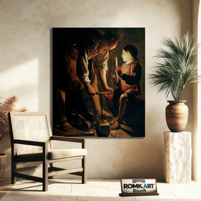 Georges De La Tour Joseph The Carpenter Louvre – Reproduction