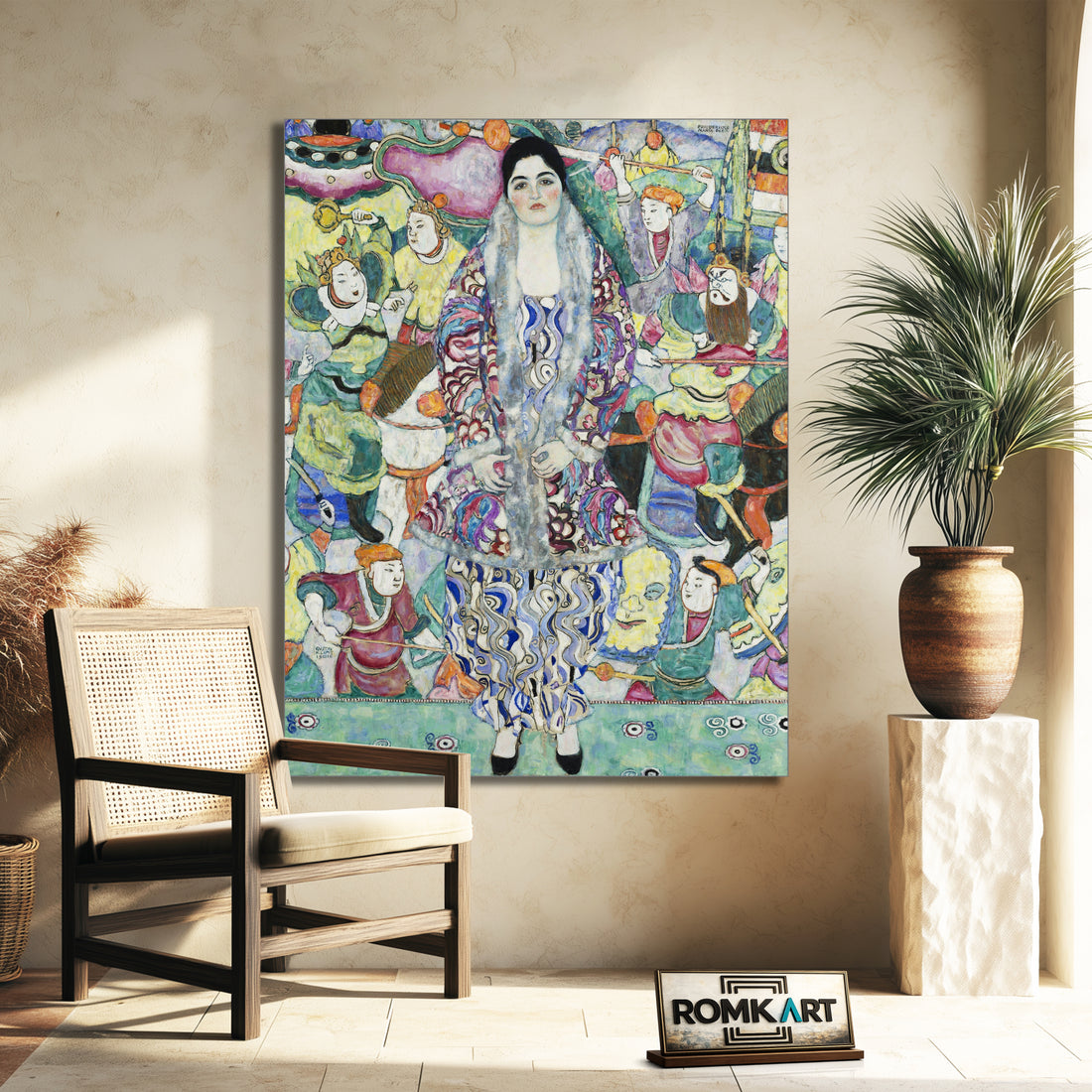 Gustav Klimt Portrait Of Friedericke Maria Beer – Reproduction
