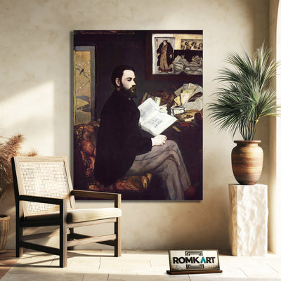 Edouard Manet Portrait Of Emile Zola 1868 – Reproduction
