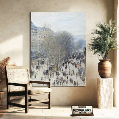 Claude Monet Boulevard Des Capucines 1873 – Reproduction