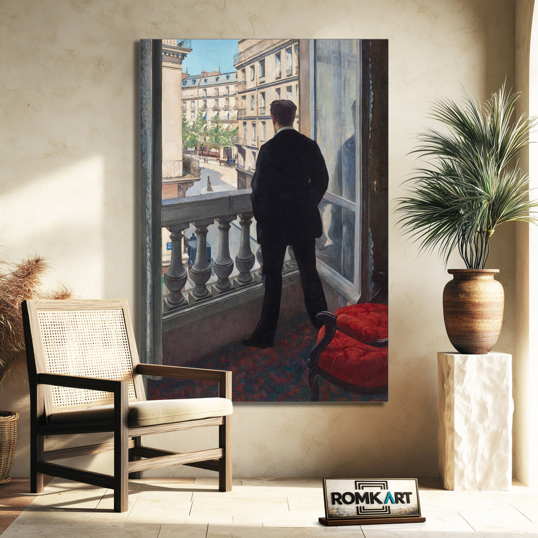 Gustave Caillebotte Young Man At His Window 1875 – Reproduction
