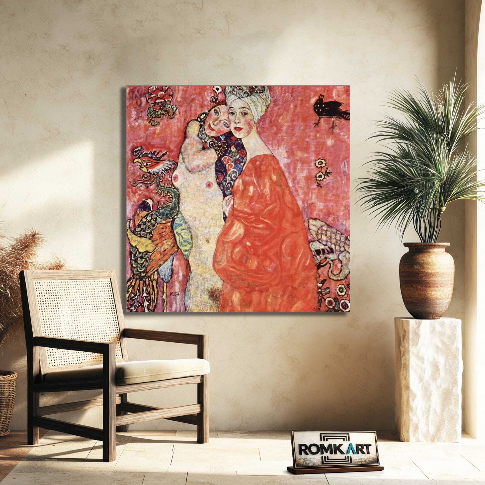Gustav Klimt Girlfriends 1916-17 – Reproduction