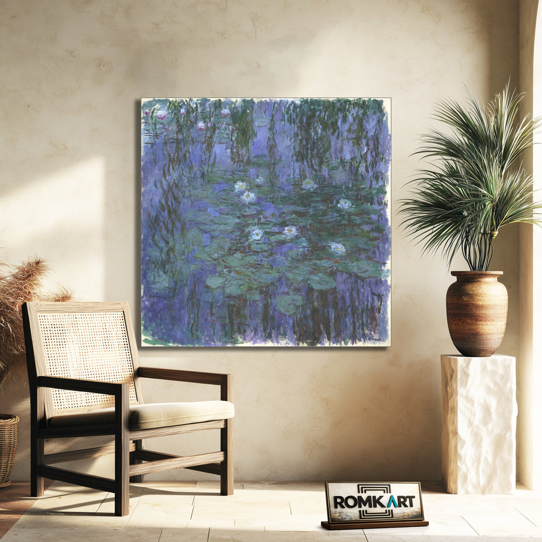 Claude Monet Blue Water Lilies 1916 - 1919 – Reproduction
