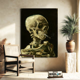 Vincent Van Gogh Skull Of A Skeleton With Burning Cigarette 1886 – Reproduction