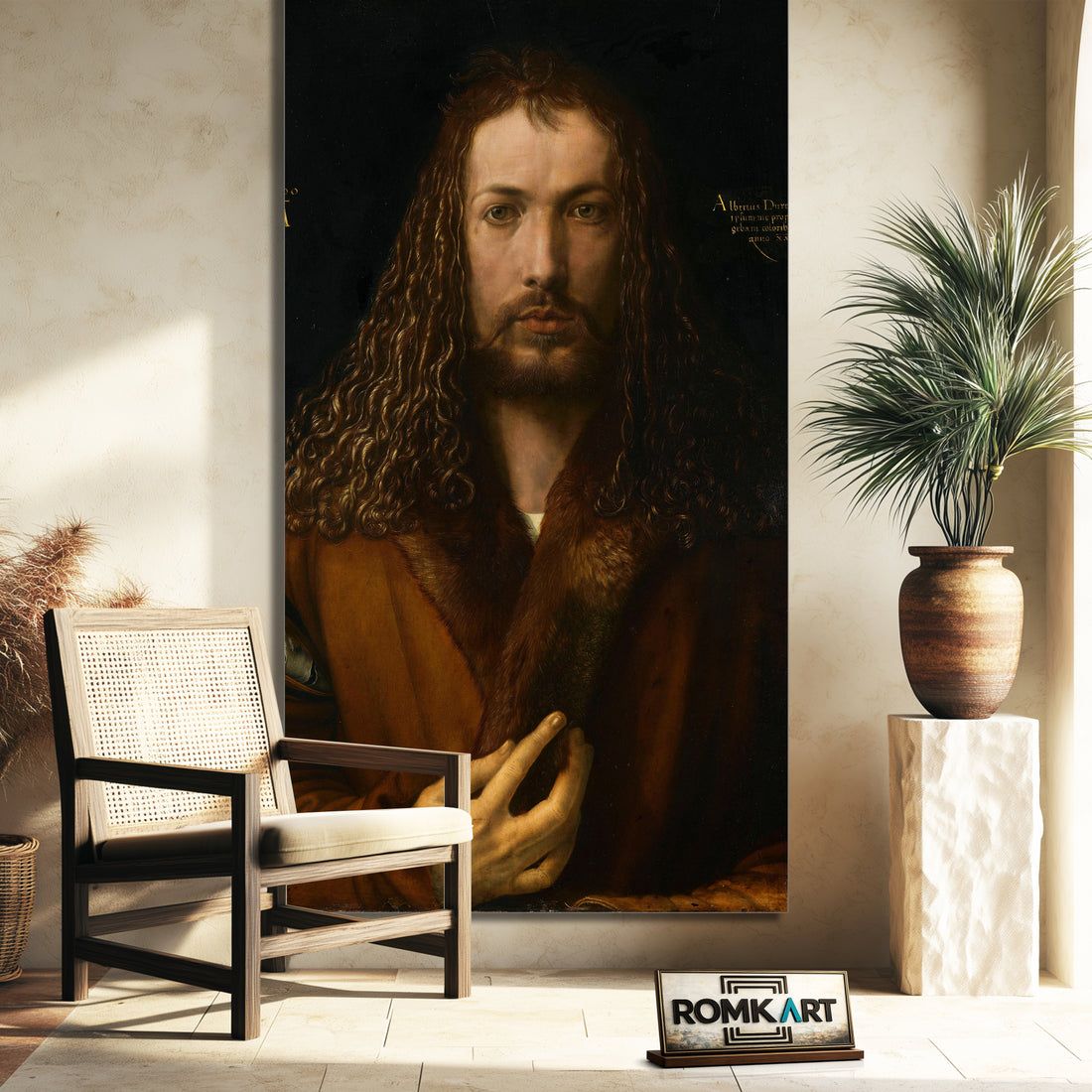 Albrecht Durer Self-portrait With Fur-trimmed Robe – Reproduction