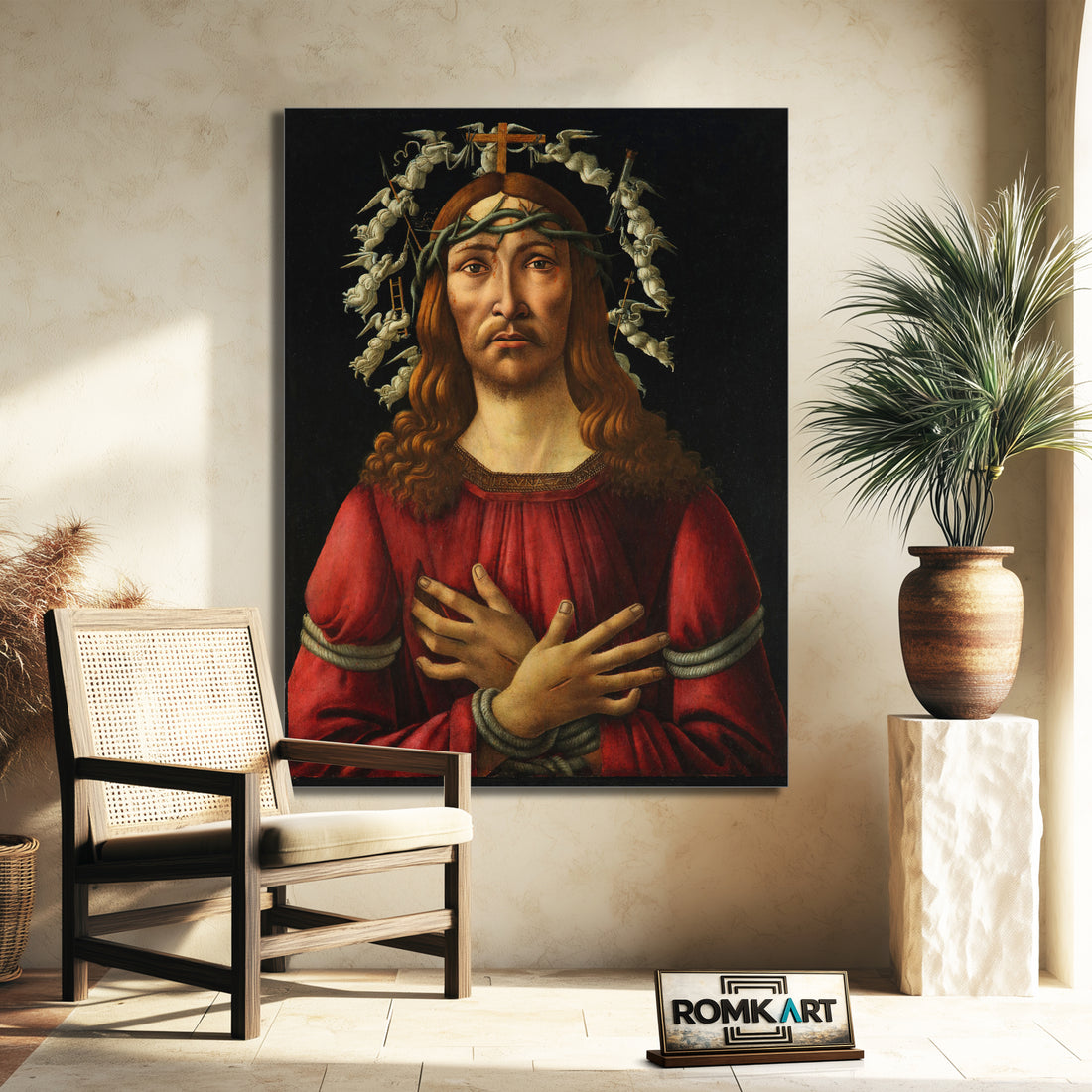 Sandro Botticelli Man Of Sorrows 1500 – Reproduction