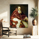 Titian Portrait Of Pope Paul III 1543 – Reproduction