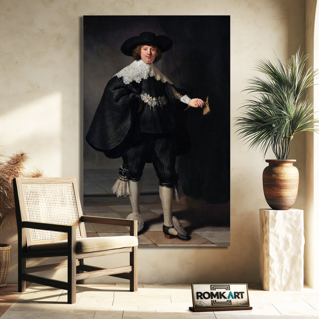 Rembrandt Portrait of Maerten Soolmans 1634 – Reproduction