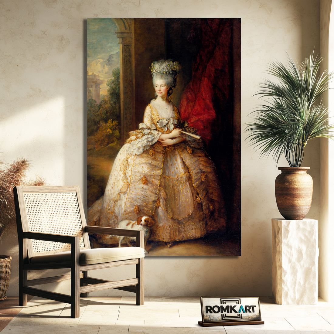 Thomas Gainsborough Queen Charlotte 1781 – Reproduction