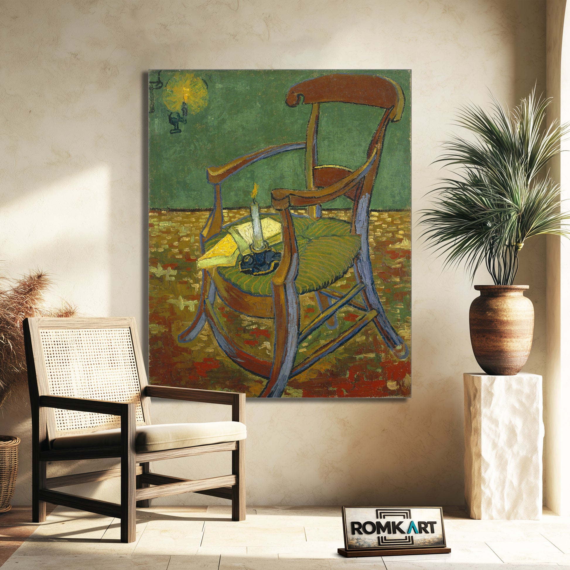 Vincent Van Gogh Paul Gauguin Armchair 1888 – Reproduction