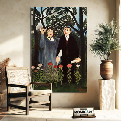 Henri Rousseau The Muse Inspiring The Poet 1909 – Reproduction