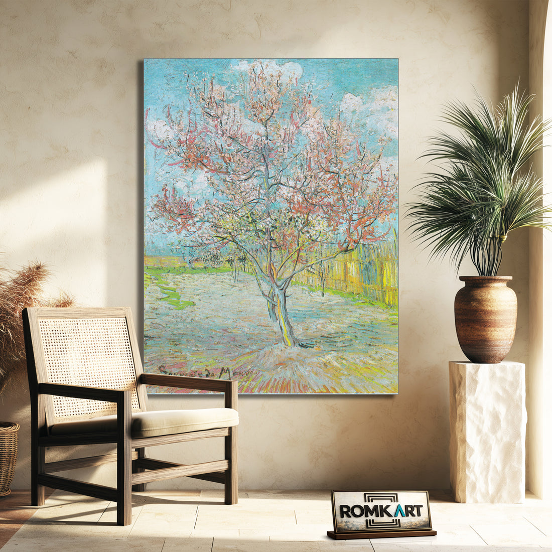 Vincent Van Gogh Pink Peach Tree In Blossom – Reproduction