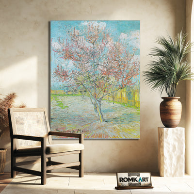 Vincent Van Gogh Pink Peach Tree In Blossom – Reproduction