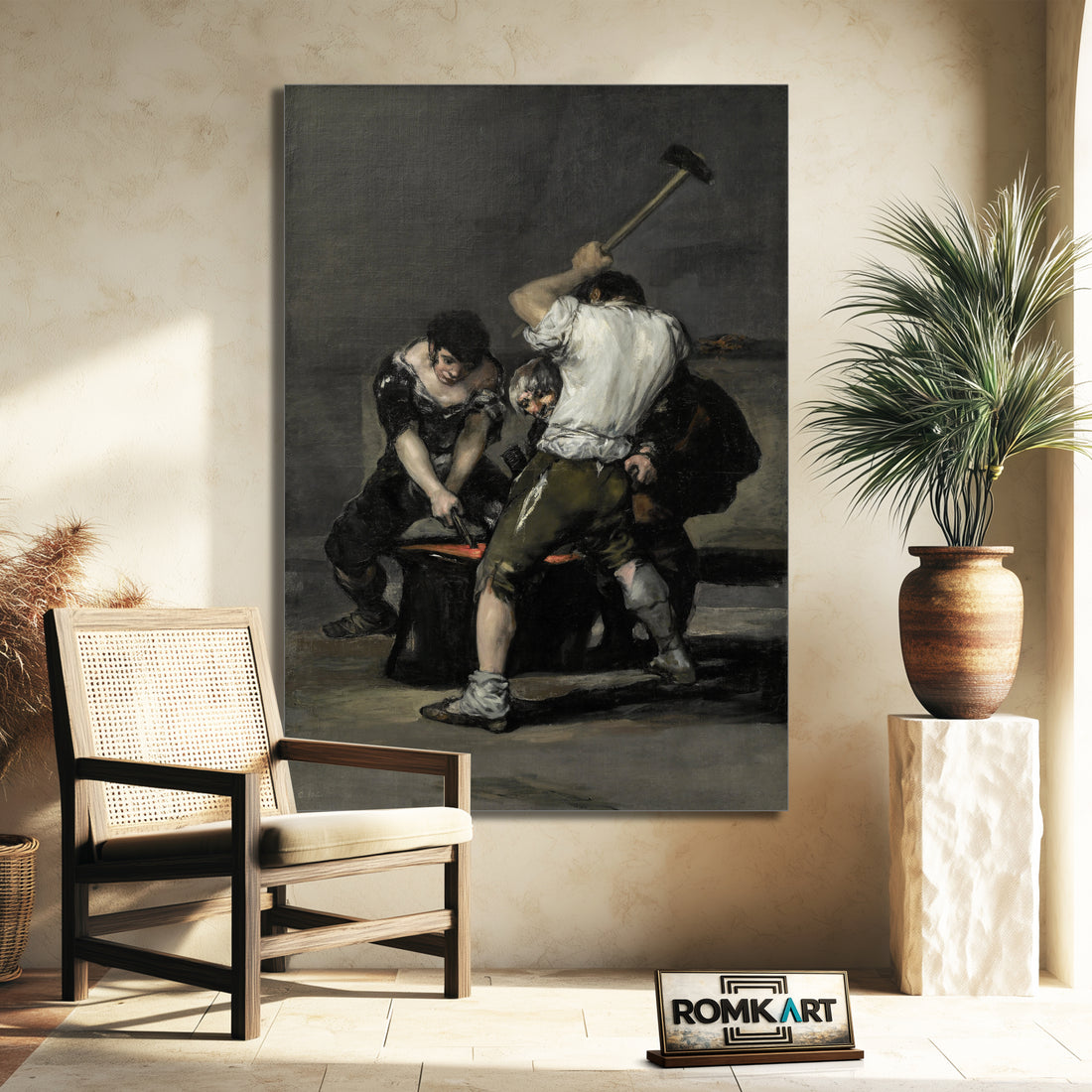 Francisco De Goya The Forge 1815-1820 – Reproduction