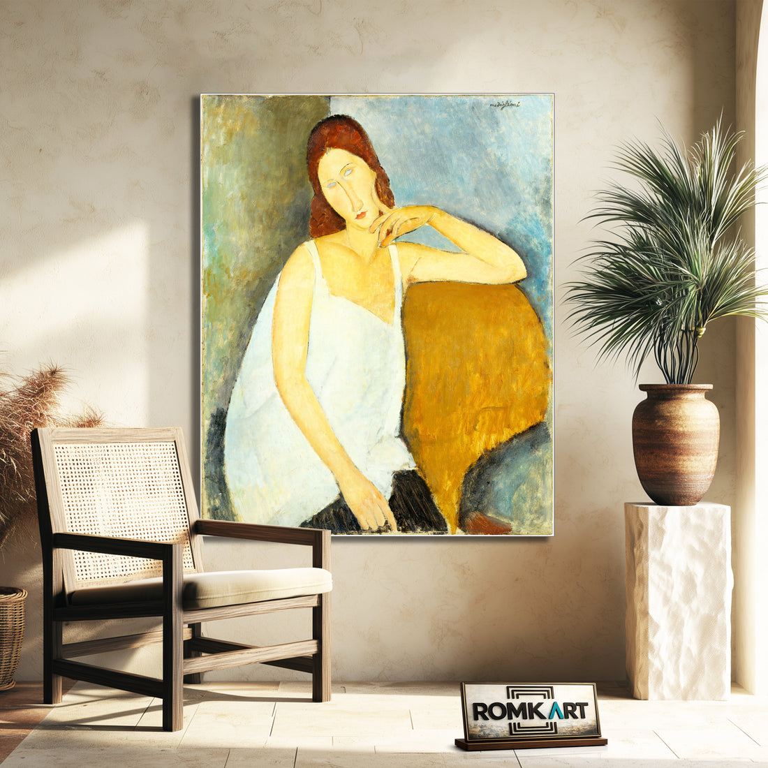 Amedeo Modigliani Jeanne Hébuterne. 1919 – Reproduction