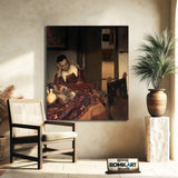 Johannes Vermeer A Girl Asleep 1657 – Reproduction