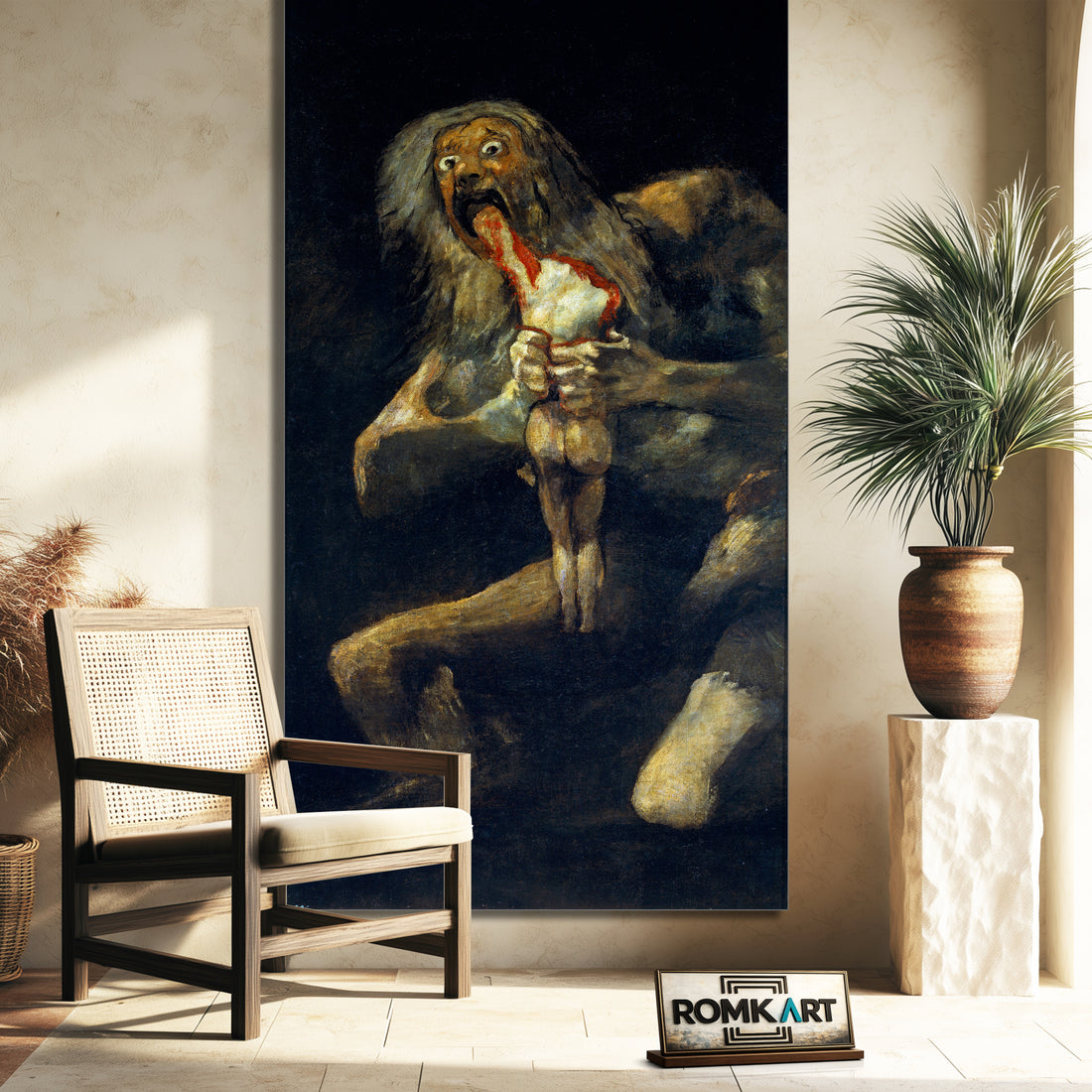 Francisco De Goya Saturn Devouring His Son C1819-1823 – Reproduction