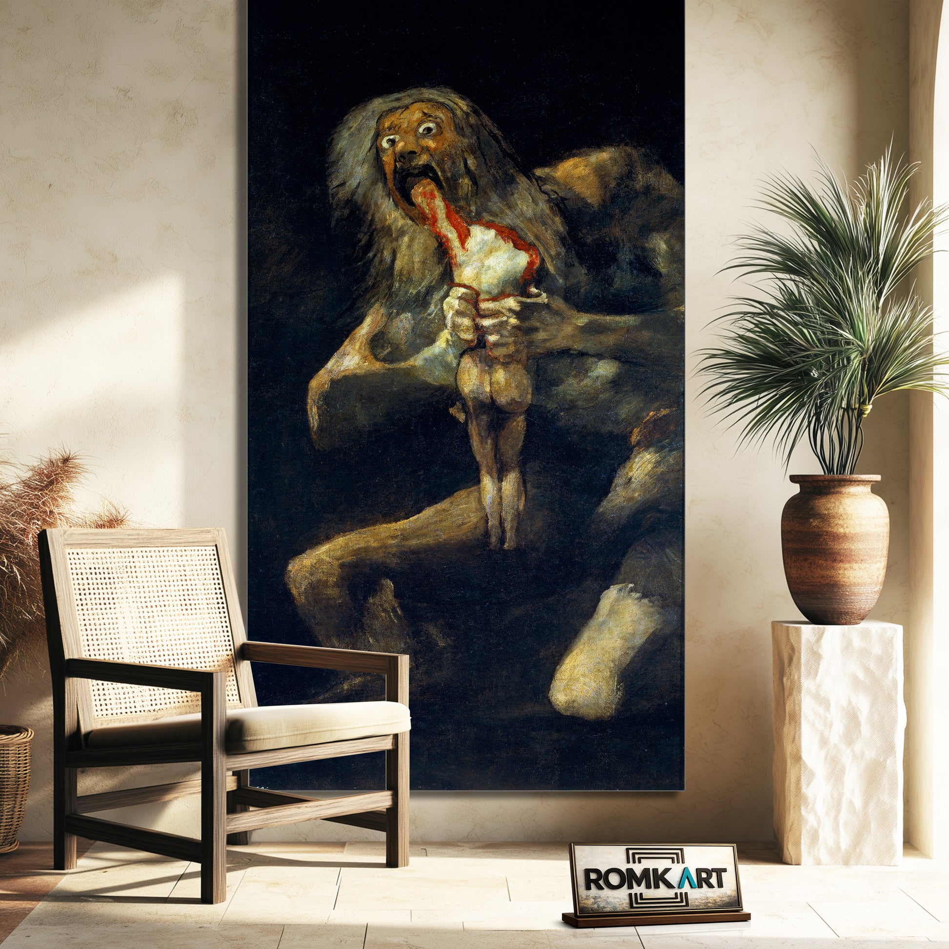 Francisco De Goya Saturn Devouring His Son C1819-1823 – Reproduction