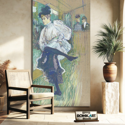 Henri De Toulouse-lautrec Jane Avril Dancing 1892 – Reproduction