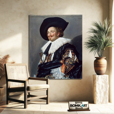 Frans Hals Laughing Cavalier 1624 – Reproduction