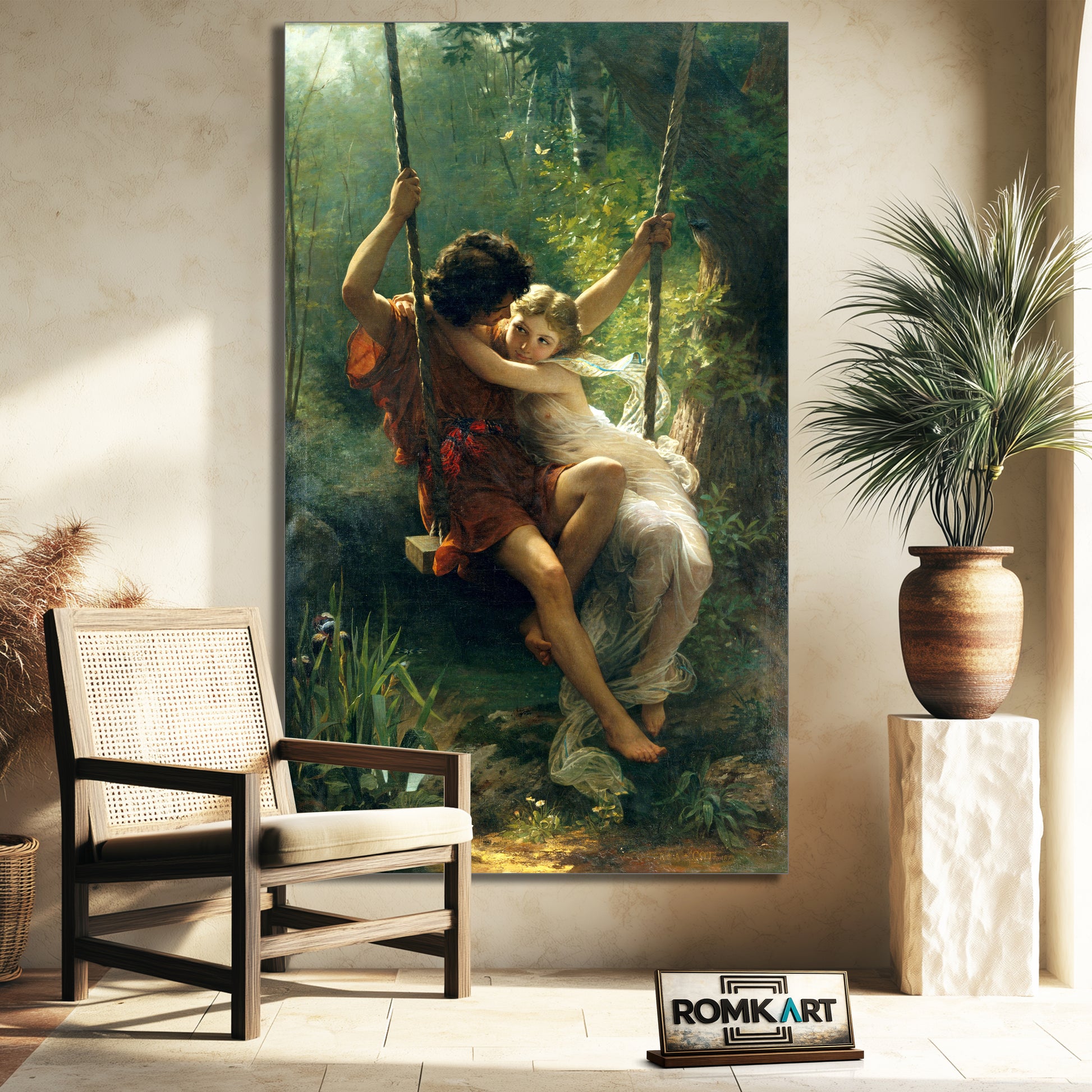 Pierre Auguste Cot Springtime 1873 – Reproduction