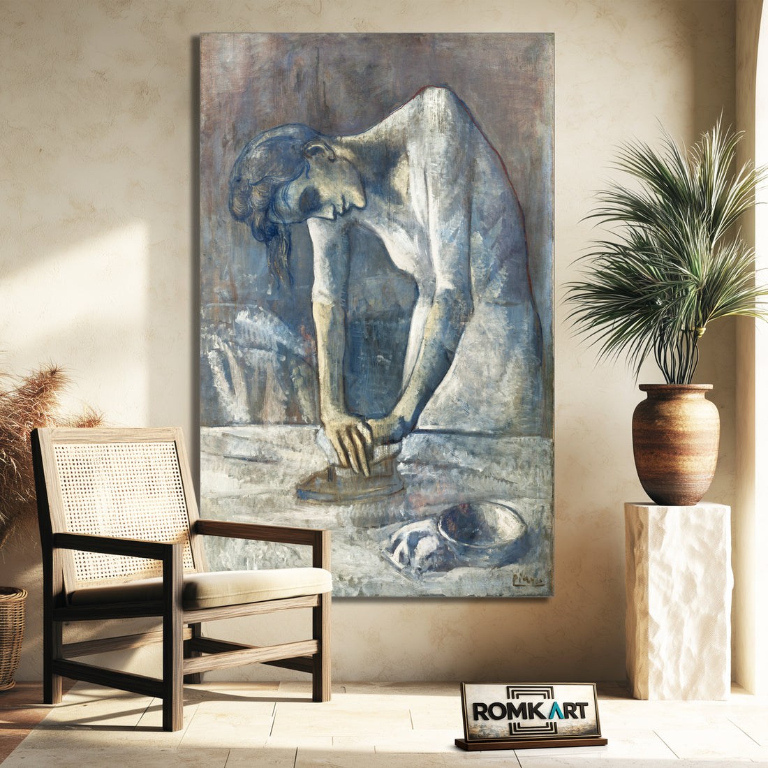 Pablo Picasso Woman Ironing 1904 – Reproduction