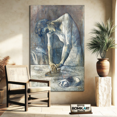 Pablo Picasso Woman Ironing 1904 – Reproduction