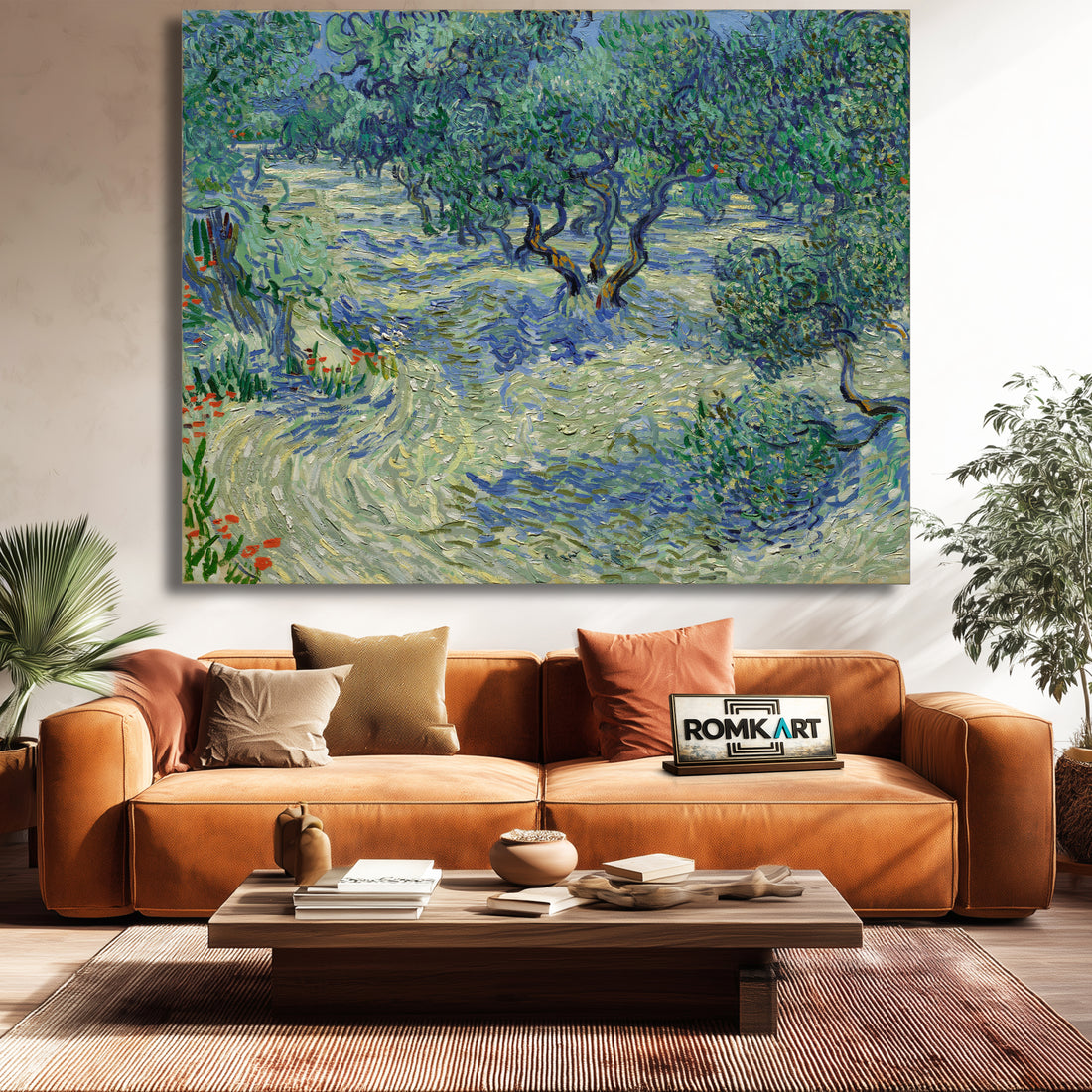Vincent Van Gogh Olive Orchard 1889 – Reproduction