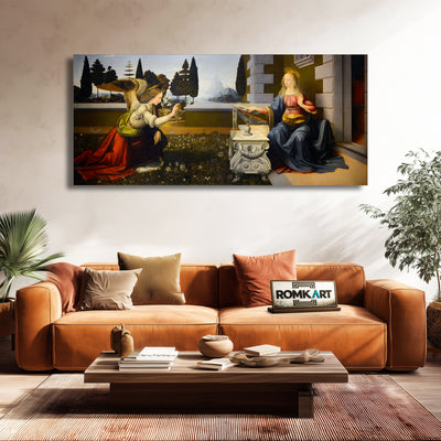 Leonardo Da Vinci The Annunciation 1475 – Reproduction